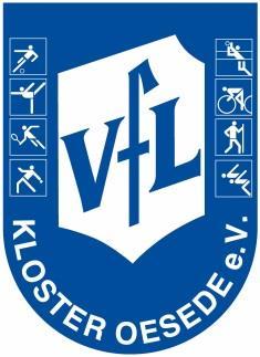 Ich bitte um Aufnahme in den Sportverein VfL Kloster Oesede 1928 e.v. Name: Geb. - Datum: Postleitzahl: Vorname: Straße: Wohnort: Tel. Nr.