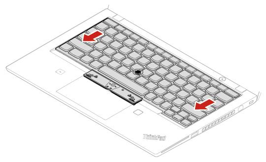 unter der Tastaturblende befindet. 11.