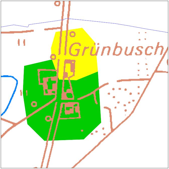 4.4.49 Radibor 641 Grünbusch Übersicht abgeleiteter statistischer Bedarf (Haushalte: 49,23 % I Unternehmen: 66