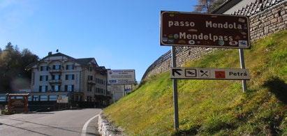 Trient Passo Bondone (1650) Passo Bordala (1255) Arco Ballinopass