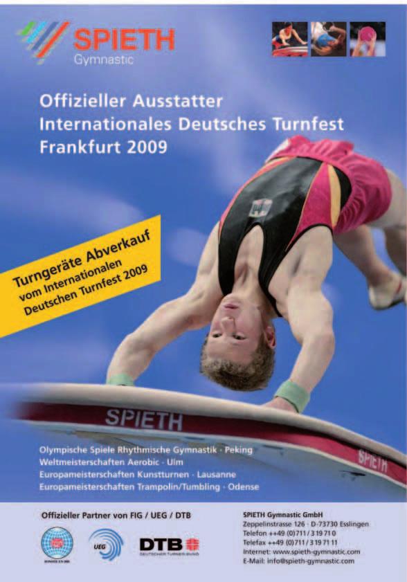 Olympische und Individual-Sportarten Aerobic Meisterschaftswettkämpfe (Masters) Qualifikation: Donnerstag, 4. Juni 2009 Finale: Freitag, 5. Juni 2009, 10.