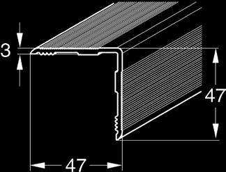 WZ22431026 schwarz Grundprofils mit bauseitigen Dübeln und Schrauben Verschraubung des Deckprofils mit Edelstahl-Senkkopf-Blechschrauben (inkl.