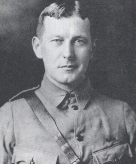 Lieutenant Colonel John Alexander McCrae, Schöpfer des Gedichtes In Flanders Fields.