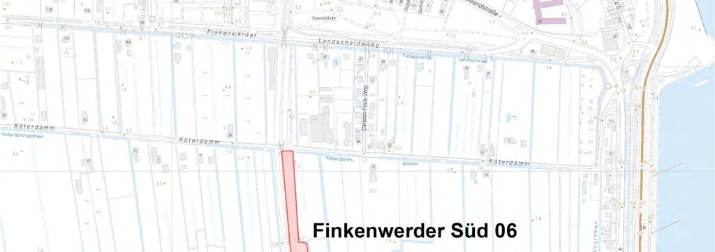 Hamburg-Mitte Finkenwerder Süd 06 Abbildung 7: Monitoringfläche Finkenwerder Süd 06 im Bezirk Hamburg-Mitte.