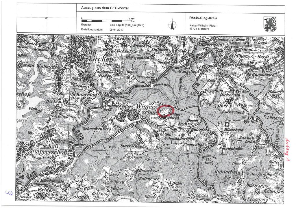 Auszug aus dem GEO-Portal Rhein-Sieg-Kreis Ersteller Elke Säglitz (100_saeglitze)