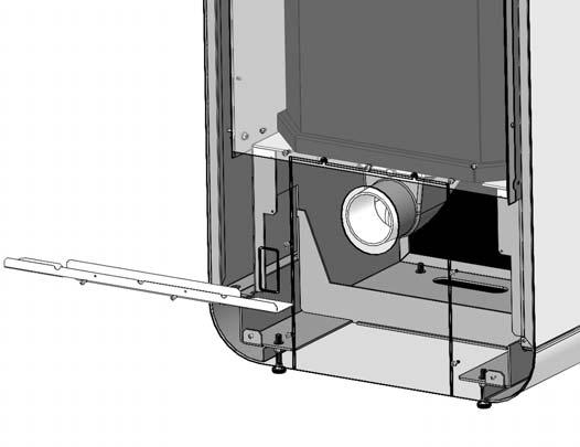 3-ANSCHLUSS S BELÜFTUNGS-BAUSATZES COMFORT AIR AN N KAMINOFEN c) Das auf den erworbenen Kaminofen abgestimmte Stopfprofil einfügen und