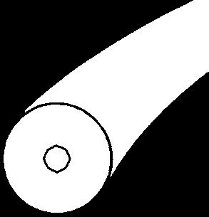 Rundriemen aus Polyurethan Polyurethane Round-Secti Belting Durchmesser Diameter Rollenlänge Roll length