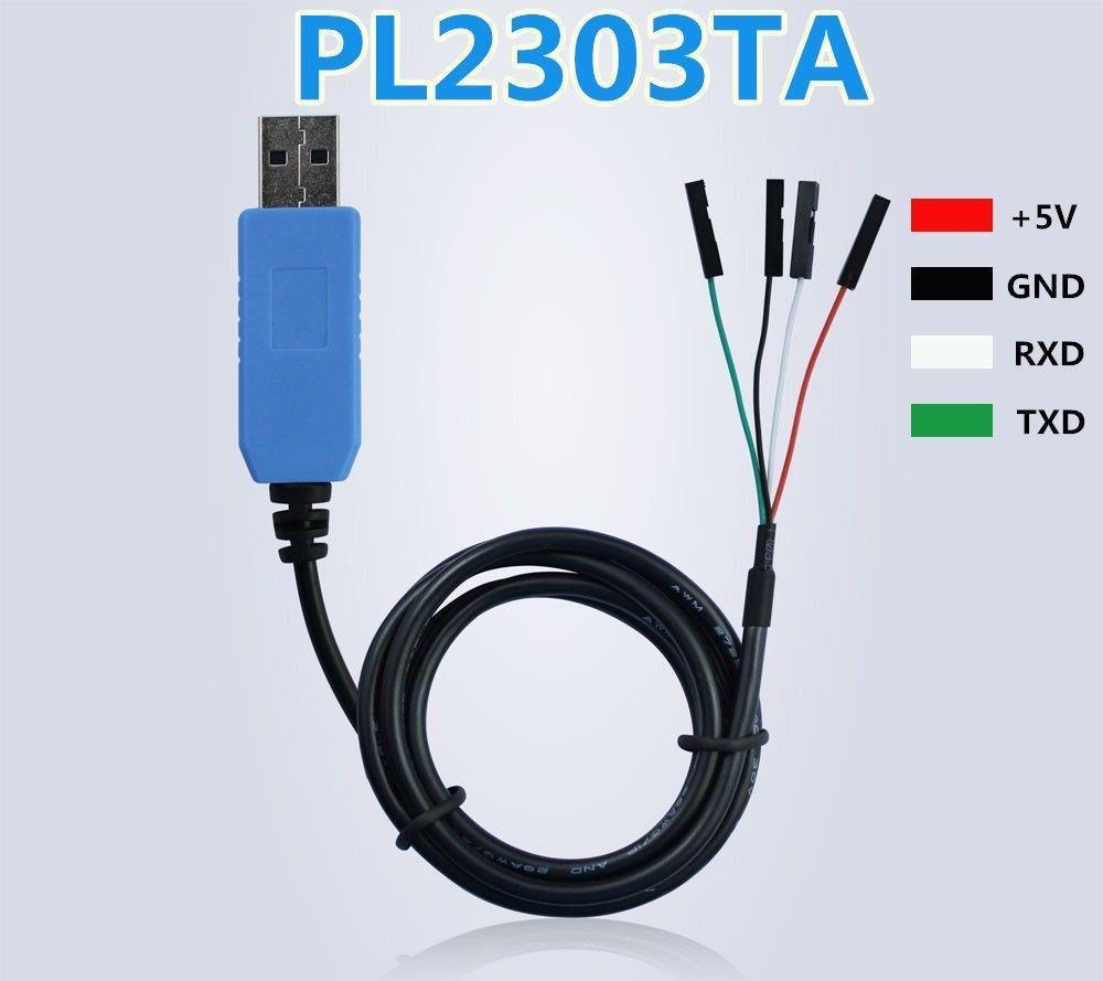 aufgestecktem ESP8266-01 Adapter USB