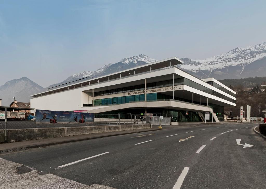 Bundesrealgymnasium in der Au, Innsbruck ARCHITEKTUR: arge reiter eck&reiter