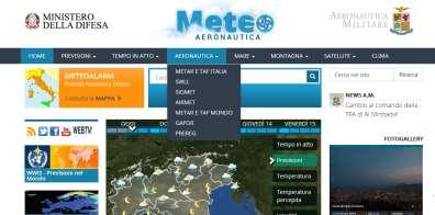 Meteobriefing-Plattformen Ausland Italien: http://www.meteoam.