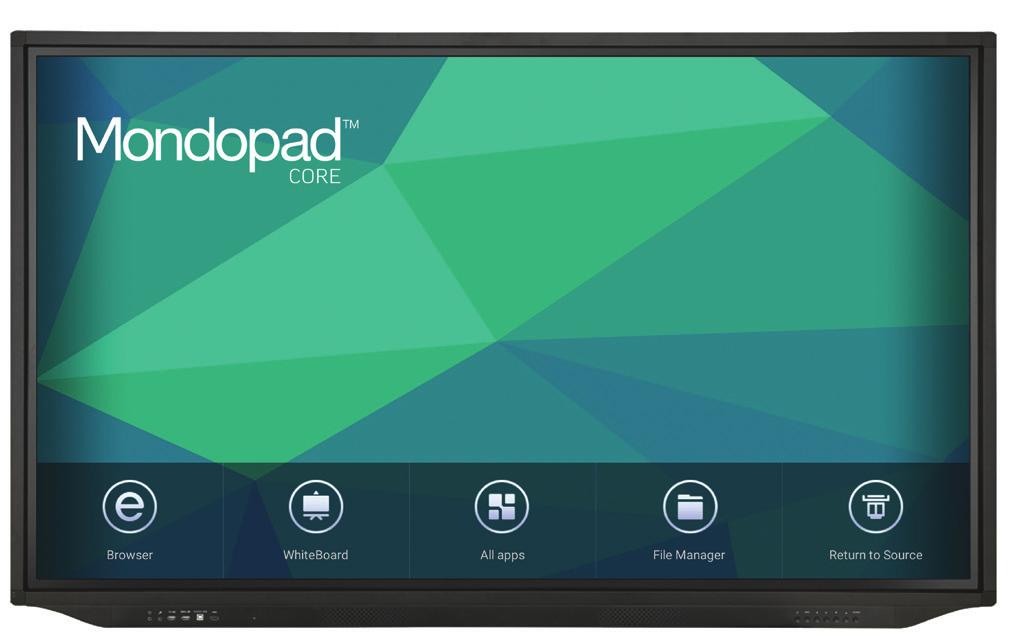 Kollaboration, die passt Die Mondopad-Familie der kooperativen Touchscreen-Lösungen hilft dabei, Teamwork effizienter zu gestalten - ob im selben Raum oder auf der ganzen Welt.
