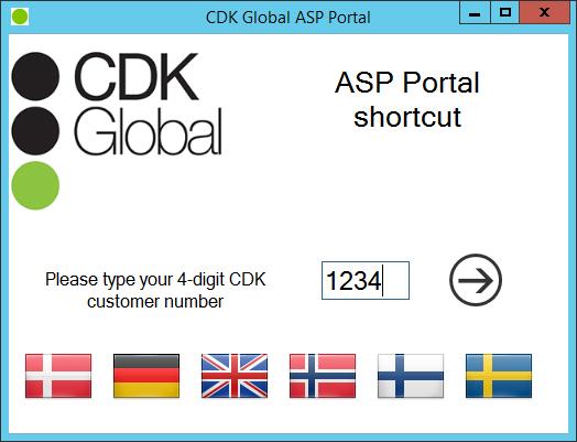 2. DESKTOP-VERKNÜPFUNG FÜR DAS ASP-PORTAL ANLEGEN CDK hat ein Tool entwickelt, mit dem ein Internet Explorer Desktop-Shotcut für das Portal angelegt werden kann.