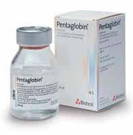 Plasmaproteine vom Menschen 50 mg, davon Immun globulin 95 %, Immunglobulin M (IgM) 6 mg, Immunglobulin A (IgA) 6 mg, Immunglobulin G (IgG) 38 mg weitere Bestandteile: Glucose-Monohydrat (27,5 mg),