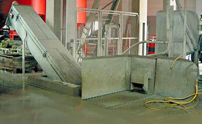 The accruing sludge can be used in the batch process to provide a closed loop system.