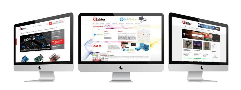8 Elektor online Elektor online: Content & Commerce Elektor bietet auch online viele Möglichkeiten.