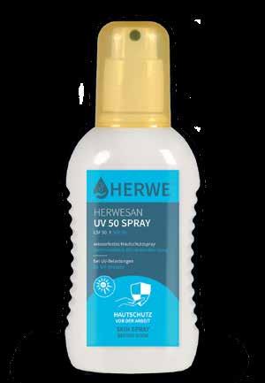 UV BEI UV-BELASTUNG HERWESAN UV wasserfeste Sonnenschutzcreme, gut verteilbar und schnell einziehend mit kosmetischen Ölen und Shea Butter als Pflegekomponenten, hoher UV-B Schutz (LSF 30), UV-A