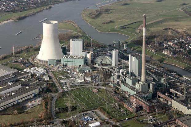Kohlekraftwerk Duisburg-Walsum Fortschritte Inbetriebnahme des Dampferzeugers im April 2013