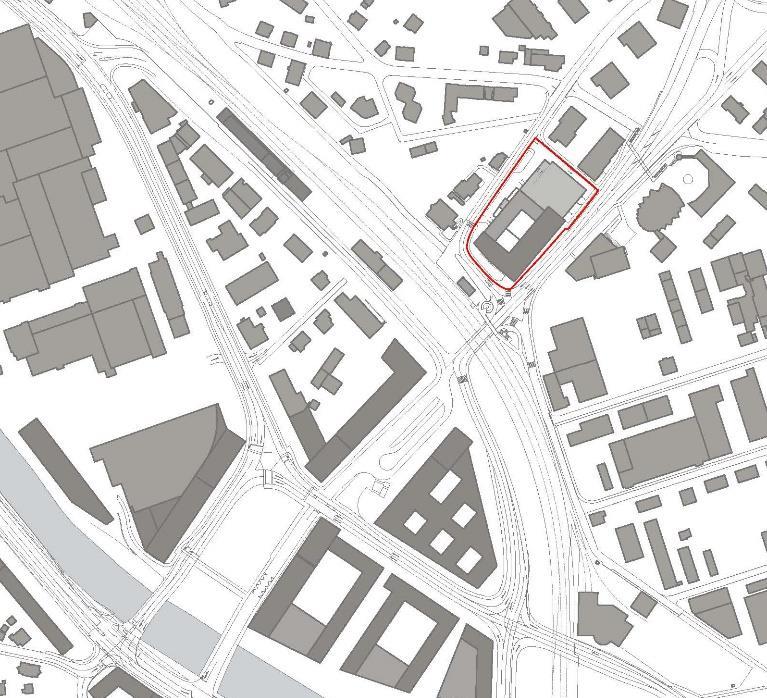 4 Wichtige Sachbereiche 4.1 Übergeordnete Idee und Städtebau Das neue Erscheinungsbild orientiert sich an der künftigen städtischen Ausrichtung der bevorstehenden Entwicklung des Zentrums Luzern Nord.