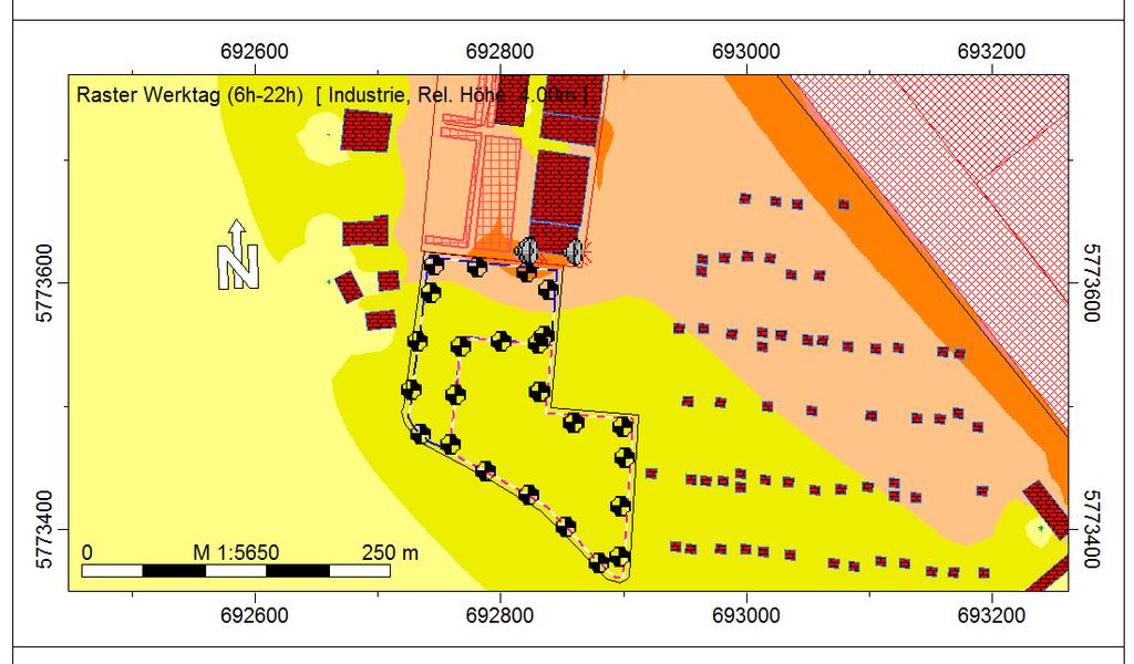 1 IPkt060 Baugrenze Wohng 17 55,0 55.4 40,0 43.5 Die rotmarkierten Zahlen stellen Überschreitungen der Orientierungswerte dar.
