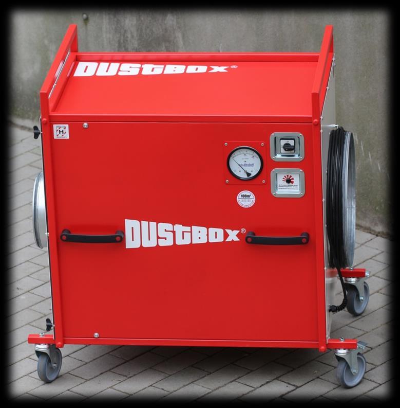 DustBox Hochleistungsluftreiniger DB 6000 Betriebshandbuch ACHTUNG!