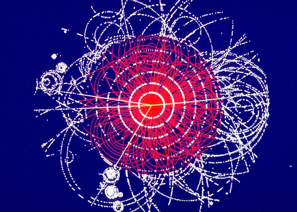 Higgs-Zerfall im ATLAS Detektr Cmputersimulatin des Zerfalls eines Higgs-Teilchens im ATLAS Detektr: