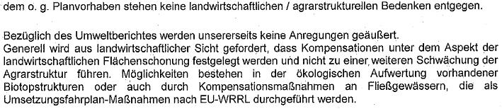 4 15. Landwirtschaftskammer Nordrhein-Westfalen vom 26.04.2018 Stellungnahme: Grundsätzlich bestehen keine Bedenken gegen das Planvorhaben.