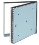 Einschub-Revisionstüre für nachträglichen Wand- oder Deckeneinbau mit GKBI 12.5 mm, Einbautiefe 42 mm Für alle Beplankungsdicken verwendbar.