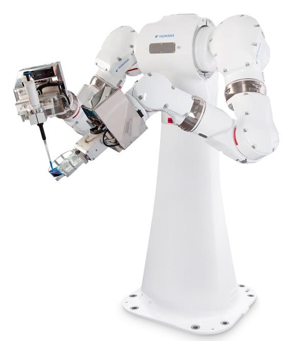CSDA10F PROFIL Dual-Arm Roboter für den Einsatz im Reinraum und im Labor 15 servogesteuerte Bewegungsachsen Max.