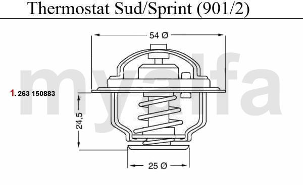 1 26350883 Thermostat