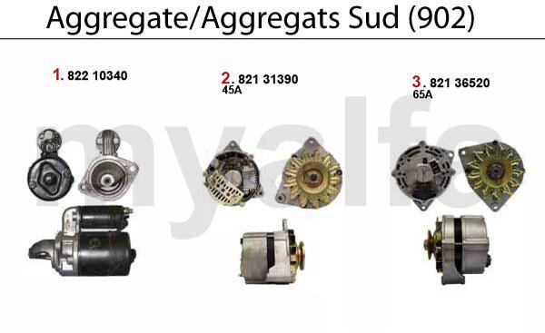 1 82210340 Anlasser 145 1.4-1.6 ie Bj. 94-96 Sud/Sprint,Arna,33 1.2,1.3,1.4ie, 1.5,1.5QV,1.