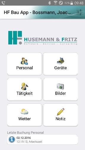 PZE App und HF Bau App