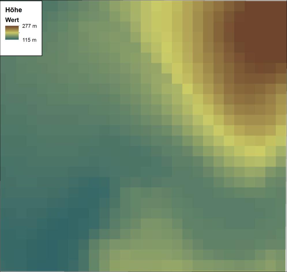 Datengrundlagen - Gelände ULK 2012 : Verwendung von Geländedaten mit einer horizontalen Auflösung