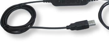 USB-Headsetadapter QD Supervisor Y-Kabel, QD auf 2x QD mit Mute Schalter