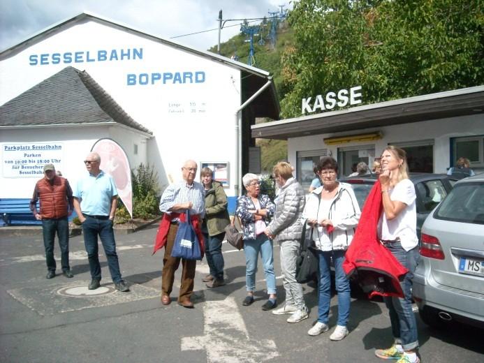 August 2018 Der diesjährige Erlebnistag führte uns an den Mittelrhein nach BOPPARD.