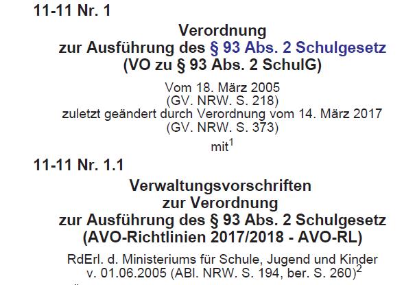 Wichtigste Rechtsgrundlage für die