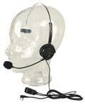 : 41999 Headset für Sport und Beruf HS 01 Sehr robustes Headset (IP55) mit 2 Kehlkopfmikrofonen für optimale Sprachübertragung - auch bei starken Umgebungsgeräuschen, 2 Sendetasten, Doppelstecker: