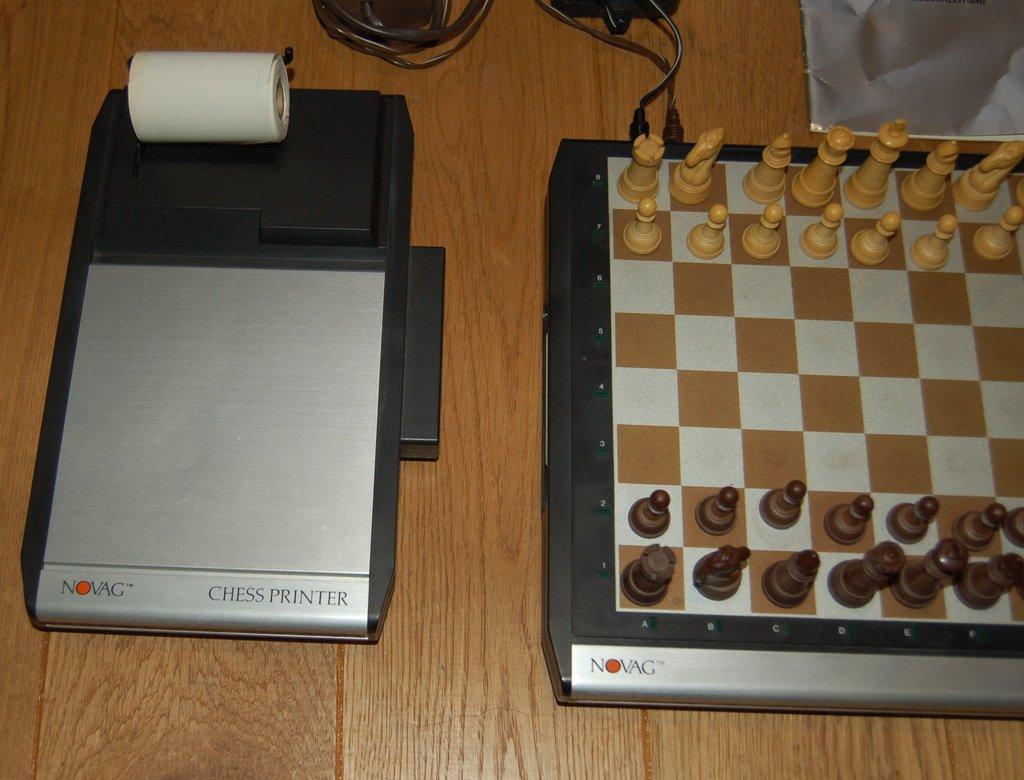 mit Novag Chess Printer.