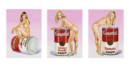 Mel Ramos Campbell's Soup Blondes 2007