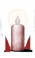 In stillem Gedenken an Gerald Gumhold gestorben am 7. April 2017 entzündete diese Kerze am 16.