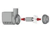 Wartung der Pumpe JUWEL Eccoflow 300 Die Pumpe JUWEL Eccoflow sollte in regelmäßigen Abständen (mind. 1x pro Monat) auf die Funktionsfähigkeit überprüft und gereinigt werden.