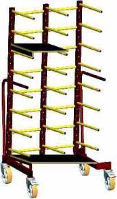 Price list Mobile Racks Quercus with zinced surface of support tubes Gecko GE2-590-2/1-24-1/1 69 kg 1155,-- 2 L-Steher mit Lenkrollen / L-shaped uprights with castors 1 i-steher / i-shaped upright 24