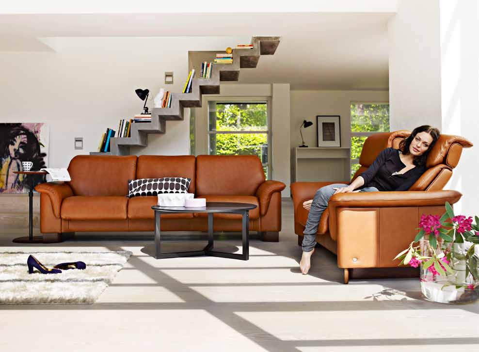 Stressless Sofa mit Funktion Stressless Windsor (M) 2-Sitzer hoch und 3-Sitzer niedrig mit