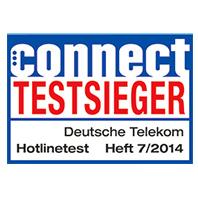 Sieger im Connect Hotlinetest: Deutsche