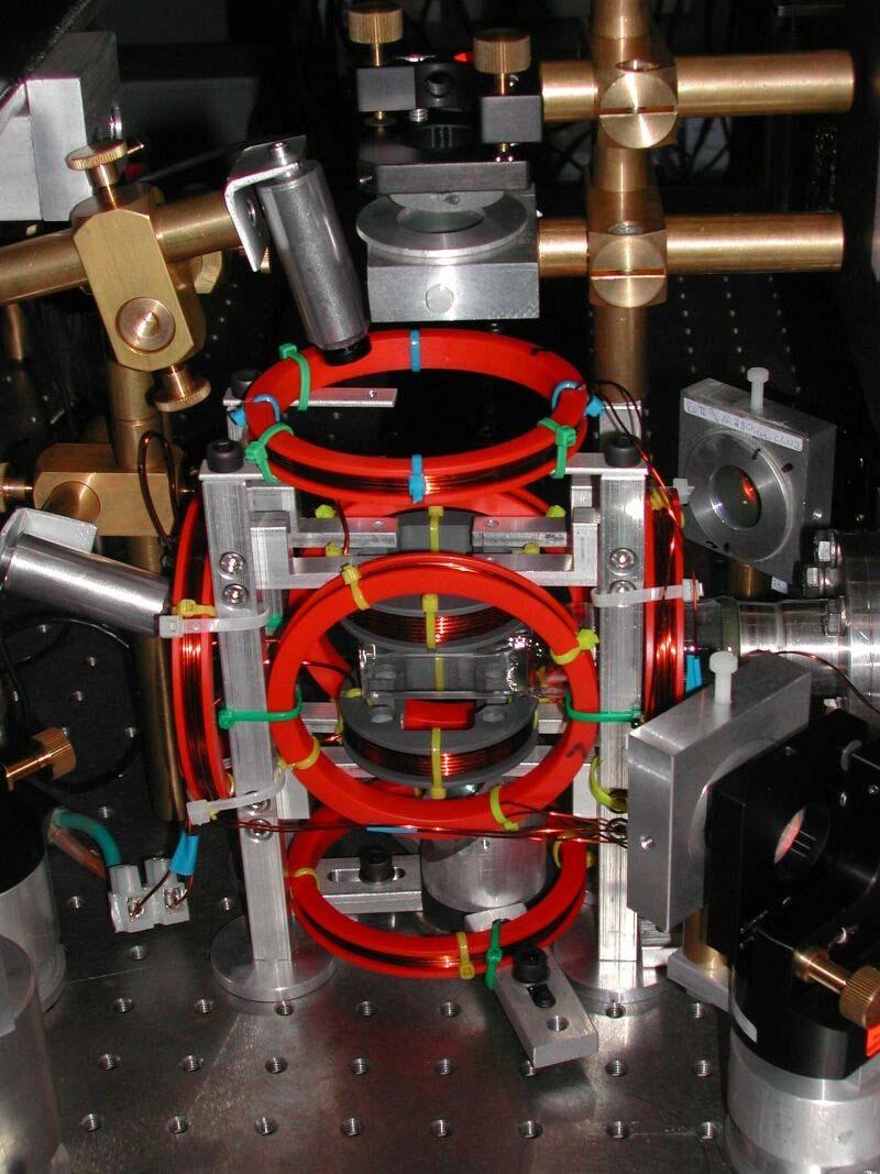 Kühlen und Fangen von Atomen mit Laserlicht Simulation der Laserkühlung Magneto-optische Falle (MOT) Einsatz von 3 Laserstrahlpaaren erlaubt Kühlung