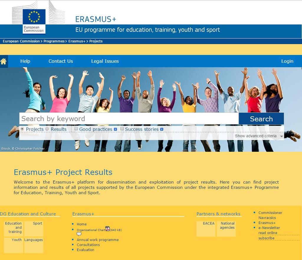 Erasmus+ Project Results Platform http://ec.