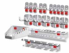 Mobile Logistik-Systeme Mobile Werkbänke Tiefe 736 R 18-24 Schubladen mit Vollauszug (VA) % 500 kg Schubladen mit 50 mm