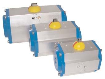 PNEUMATIC ACTUATOR; Article GTW The widespread construction design of our pneumatic actuators, which is mainly due to its compactness and simple structure suggests, the rack-pinion principle, where