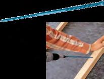 gopir Systemschrauben Spezialschraube für gopir Wärmedämmelemente. Für die Sparren-Konterlatten-Elementbefestigung auf der gesamten Dachfläche.