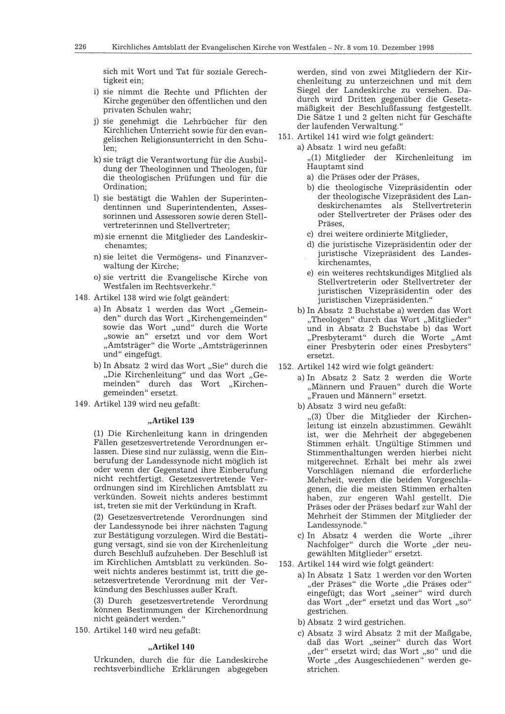 226 Kirchliches Amtsblatt der Evangelischen Kirche von Westfalen - Nr. 8 vom 10.