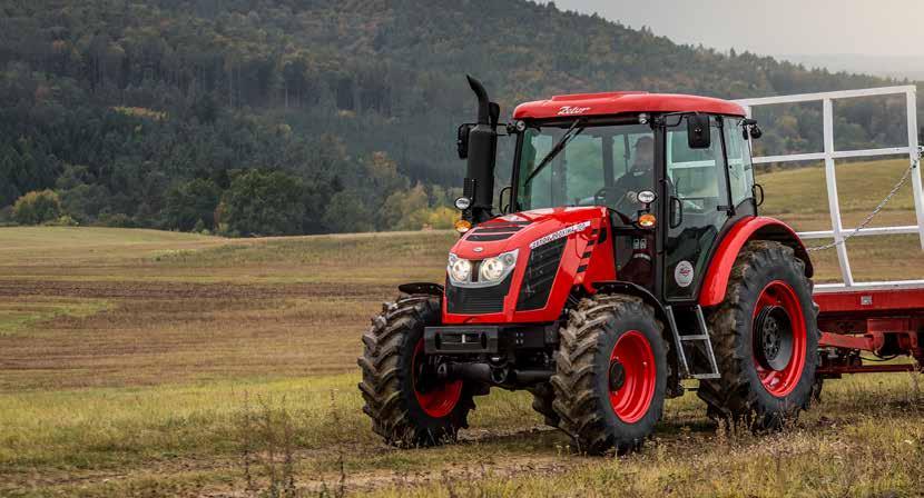 Die PROXIMA-Traktoren zählen zur gruppe universeller, vor allem zur verwendung mit landwirtschaftlichen anbaugeräten und für landwirtschaftliche transporte vorgesehener radtraktoren.